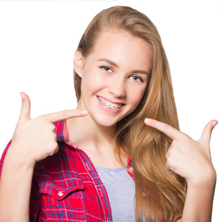brushing and flossing
